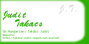 judit takacs business card